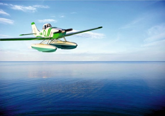 Ростех представил на «Гидроавиасалоне» композитный самолет на поплавковом шасси Т-500А
