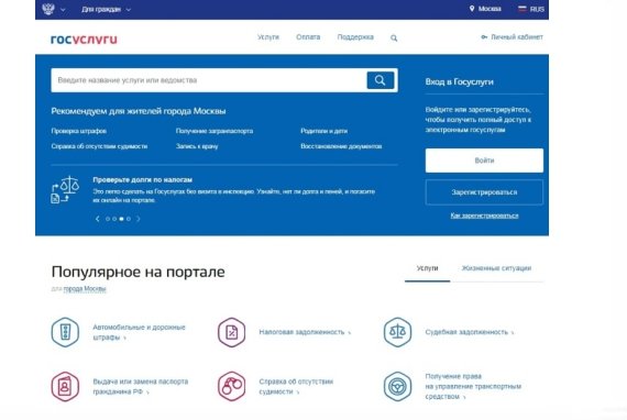 Более 200 тысяч россиян выбрали избирательный участок через портал Госуслуг 