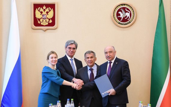 Рустам Минниханов провел встречу с президентом компании «Сименс» 